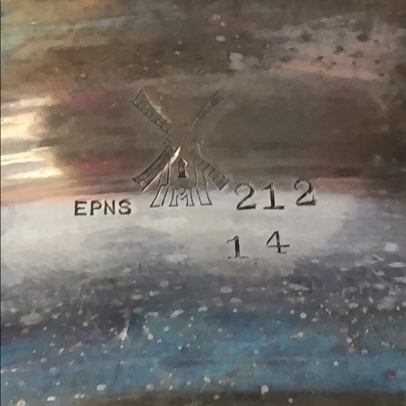 Large Charger Tray Table Decor Deco Style EPNS - Picture 8 of 13